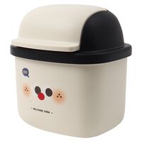 Ёмкость для мусора настольная "Darvish" (бежево-чёрный)