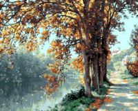 Картина по номерам "Осенняя прогулка" (400х500 мм)