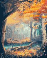 Картина по номерам "Магический лес" (400х500 мм)
