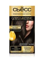 Краска для волос "Oleo intense" тон: 4-50, графитовый каштановый
