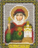 Вышивка бисером "Икона Святой равноапостольной Княгини Ольги" (85х110 мм)