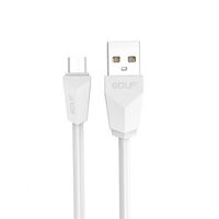 Кабель Golf GC-27, Micro USB, 1 м (белый)