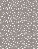 Простыня хлопковая на резинке "Stars Grey" (180х200х25 см)