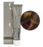 Крем-краска для волос "De Luxe Silver" тон: 7/47, русый медно-коричневый