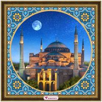 Алмазная вышивка-мозаика "Мечеть Айя София" (40х40 см)