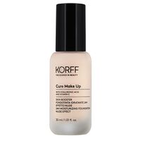 Тональная основа для лица "Cure Make Up Skin Booster 24H Moisturizing Fundation Nude Effect" тон: 01