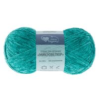 Пряжа "Микровелюр №450" (100 г; 550 м; изумрудный)