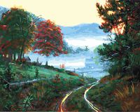 Картина по номерам "Осеннее утро" (400х500 мм)