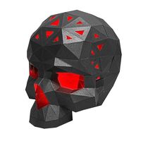 3D-конструктор "Череп" (чёрный)