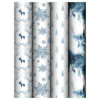 Бумага упаковочная "Christmas toys" (70х100 см)