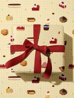 Бумага упаковочная "Булочки" (67х100 см)