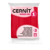 Глина полимерная "CERNIT Number One" (карминовый красный; 56 г)