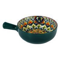 Блюдо для запекания фарфоровое "Arabesque. Green" (700 мл)