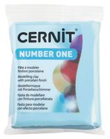 Глина полимерная "CERNIT Number One" (голубой; 56 г)