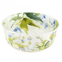 Салатник фарфоровый "Палитра весны" (1,18 л; белый)