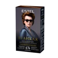 Крем-краска для волос "Estel Великая" (тон: 6.74, темно-русый коричнево-медный)