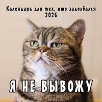 Календарь настенный на 2026 год "Я не вывожу! Календарь для тех, кто задолбался" (30х30 см)