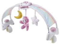 Музыкальная игрушка-подвеска "Радужное небо" (розовая)