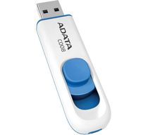USB Flash Drive 16Gb A-Data Classic C008 (White Blue)