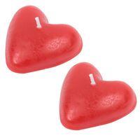Набор свечей "Сердце" (2 шт.)