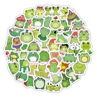 Набор виниловых наклеек "Kawaii Frogs"