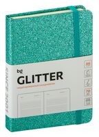 Ежедневник недатированный "Glitter. Teal" (А6; бирюзовый)