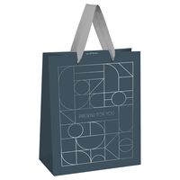 Пакет бумажный подарочный "Strict lines" (32х26х12 см)