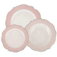 Набор тарелок фарфоровых "Pink" (6 шт.)