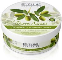 Крем для тела "Оливки и протеины шёлка. Интенсивное питание" (210 мл)