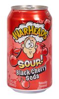 Напиток газированный "Warheads Sour! Black cherry soda" (355 мл)