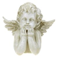 Фигура садовая "Ангел задумчивый на животе"