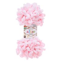Пряжа "Puffy №31" (100 г; 9 м; светло-розовый)