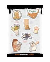 Набор 3D наклеек "Жизнь кошатника"