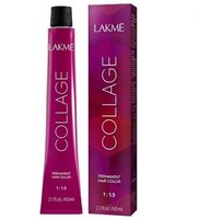 Крем-краска для волос "Lakme Collage" тон: 6/61, тёмный блондин интенсивный коричнево-пепельный