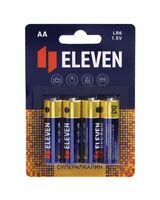 Батарейка "Eleven Super AA (LR6) алкалиновая BC4" (4 шт.)