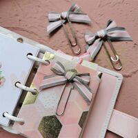 Скрепка декоративная "Бантик"