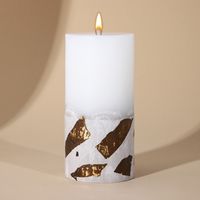 Свеча "Столбик. Поталь"