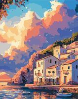 Картина по номерам "Вечерние облака" (400х500 мм)