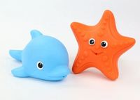 Набор игрушек для купания "Морская звезда и дельфин" (2 шт.)