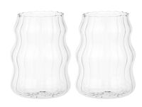 Набор бокалов для напитков "Волнистый" (2 шт.; 500 мл)