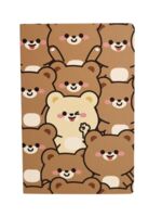 Блокнот в линейку "Many bear" (А5; brown)
