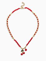 Колье "Вишня"