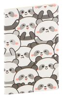 Блокнот в линейку "Many panda" (А5; white)