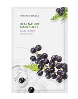 Тканевая маска для лица "Real Nature Mask Sheet Acai Berry" (23 мл)