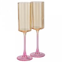 Набор бокалов для шампанского "Linea Asti" (2 шт.; 275 мл; розовый)