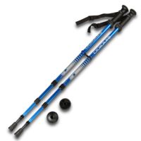 Палки для скандинавской ходьбы телескопические (65-135 см; синие)