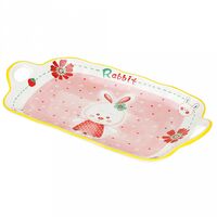 Блюдо фарфоровое "Банни" (312х165х32 мм)