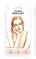 Набор маркеров двусторонних "Skin 2" (6 цветов)