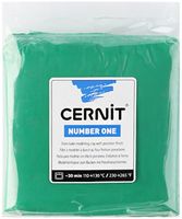 Глина полимерная "CERNIT Number One" (зеленый; 250 г)