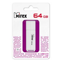 USB Flash Drive 64Gb Mirex Color Blade Line (белый)
